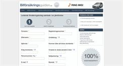 Desktop Screenshot of bilforsakringsguiden.se